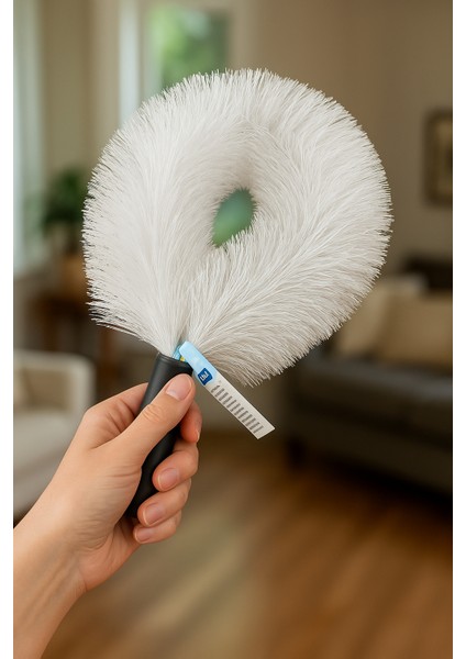 Pratik Toz Tüy ve Örümcek Ağı Temizleme Fırçası – Sapsız