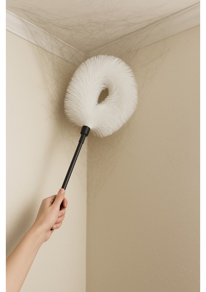 Pratik Toz Tüy ve Örümcek Ağı Temizleme Fırçası – Sapsız fiyatları