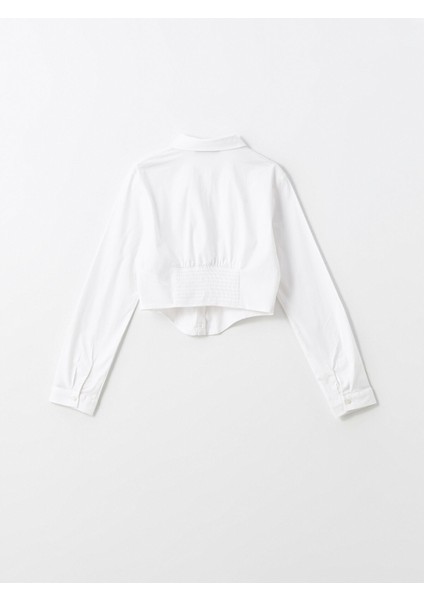 Yeni Sezon Poplin Crop Kadın Gömlek fiyatları