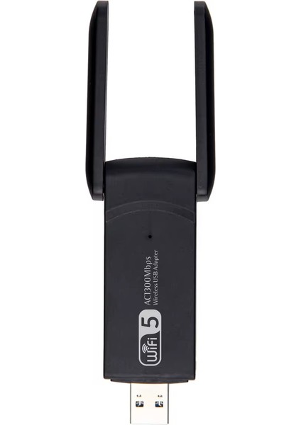 AC1300 Mbps Dual Band USB 3.0 Adaptör Kablosuz Wifi Alıcı USB Wifi Adaptör