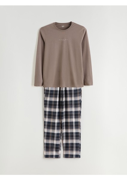 Yeni Sezon Standart Kalıp Erkek Pijama Takımı indirimleri