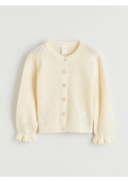 Yeni Sezon Kız Çocuk Ajurlu Triko Atlet ve Hırka fiyatları