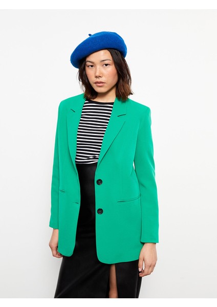 Yeni Sezon Düz Uzun Kollu Kadın Ceket
