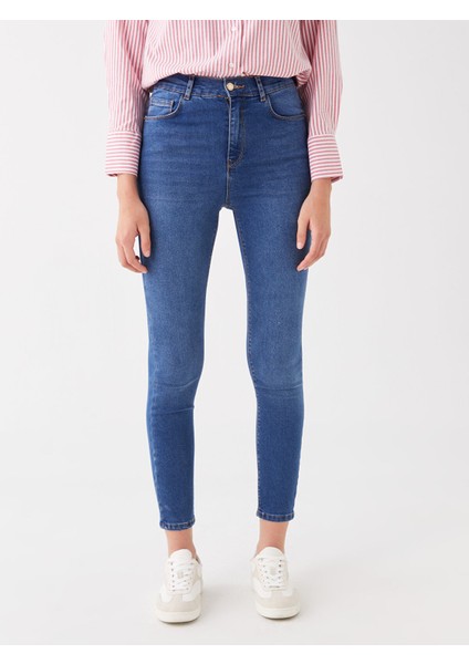 Yeni Sezon Yüksek Bel Jüpiter Süper Skinny Fit Kadın Jean Pantolon modelleri