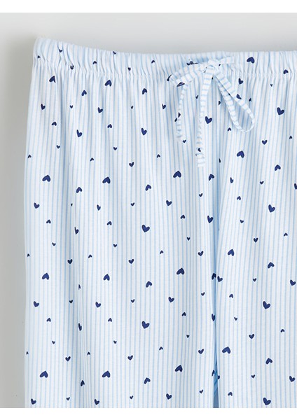 Yeni Sezon Beli Lastikli Desenli Kadın Pijama Altı fiyatları