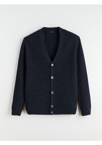 Yeni Sezon Standart Kalıp V Yaka Erkek Triko Hırka indirimleri