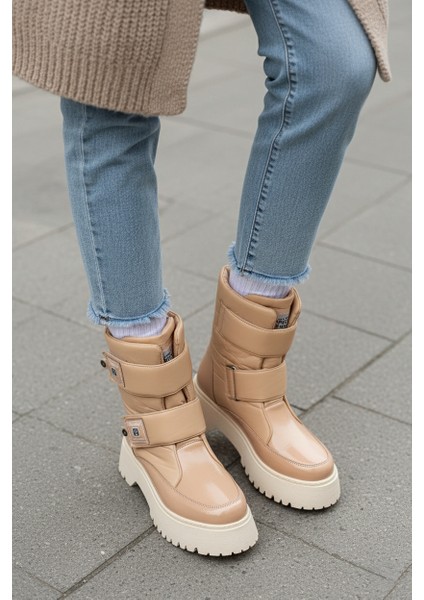 MİAX Paraşüt Kumaş Su Geçirmez Bej Rugan Kar Botu fiyatları