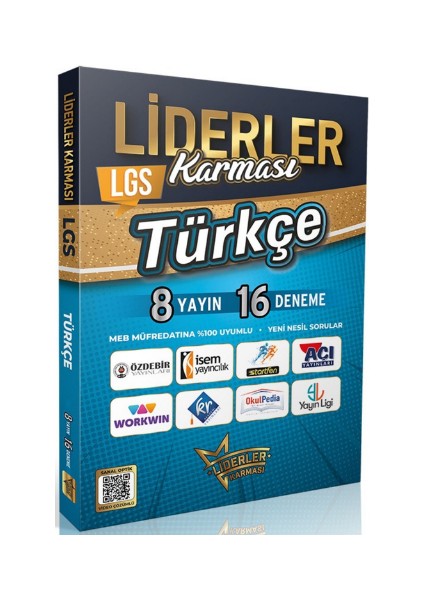 Nartest,ankara ve Liderler Karması 8.sınıf (Lgs) Türkçe Branş Denemeleri + 1 Lgs Deneme Hediyeli fırsatları