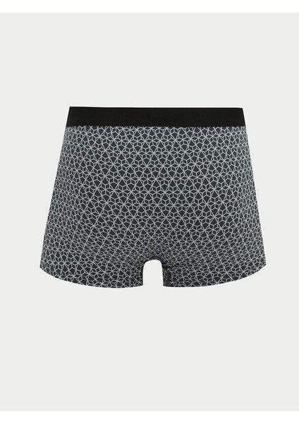 Yeni Sezon Standart Kalıp Desenli Erkek Boxer 3'lü indirimleri
