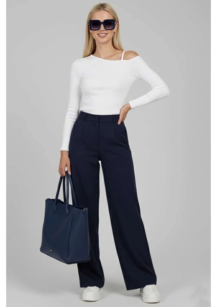 Sptrns Tek Omuz Ipli Bluz Beyaz T4328 (Beden: Xl)