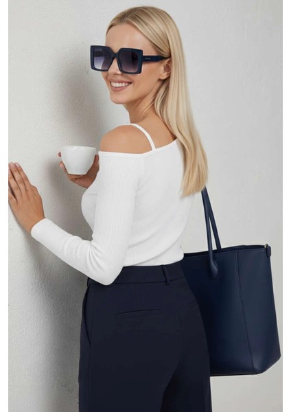 Sptrns Tek Omuz Ipli Bluz Beyaz T4328 (Beden: Xl) modelleri