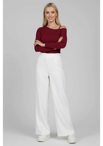 Sptrns Tek Omuz Ipli Bluz Bordo T4328 (Beden: S) fiyatları