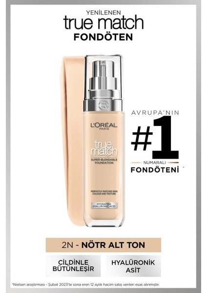 true Match Bakım Yapan Fondöten - 2n Nötr Alt Ton + Infaillible Likit Ruj & Balm - 215 Wine Oclock modelleri