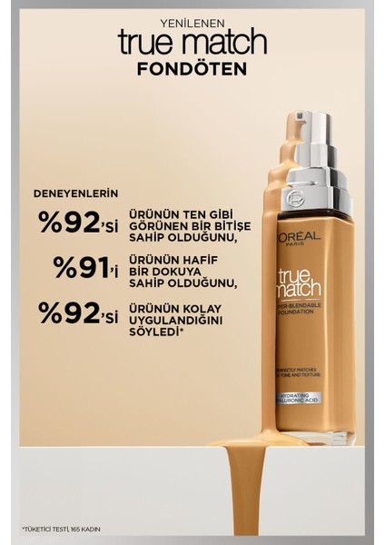 true Match Bakım Yapan Fondöten - 2n Nötr Alt Ton + Infaillible Likit Ruj & Balm - 215 Wine Oclock indirimleri