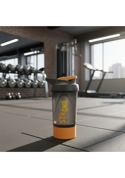 Hazneli Desenli Shaker, Sporcu Matarası, Matara 500 ml