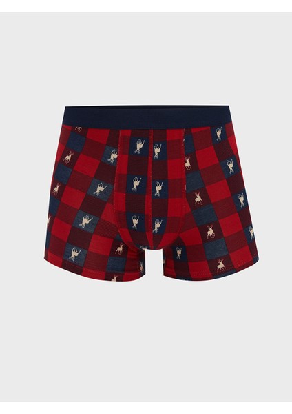 Yeni Sezon Standart Kalıp Pamuklu Esnek Erkek Boxer 3'lü indirimleri