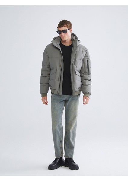 Yeni Sezon Standart Kalıp Kapüşonlu Erkek Mont fiyatları