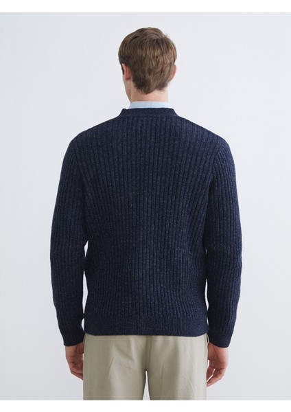 Yeni Sezon Standart Kalıp V Yaka Erkek Triko Hırka fırsatları