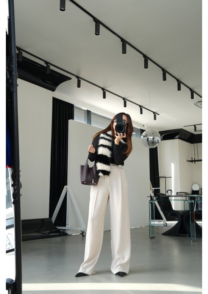 Yüksek Bel Basic Pantolon