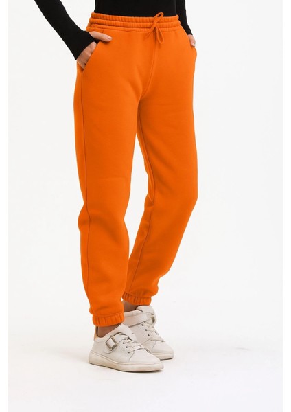 Sptrns 3 Iplik Şardonlu Paça Lastikli Eşofman Turuncu İS001 (Beden: Xl) fiyatları