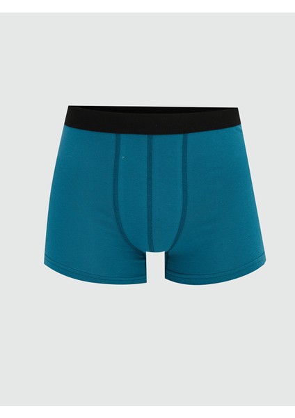 Yeni Sezon Standart Kalıp Pamuklu Esnek Erkek Boxer 7'li modelleri