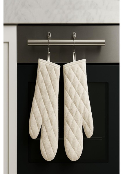 Isı Geçirmez Pamuk Karışımlı 37X18 cm Fırın Eldiveni fırsatları