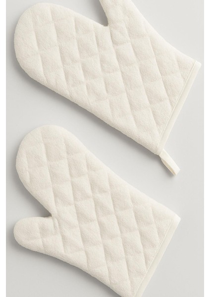 Isı Geçirmez Pamuk Karışımlı 37X18 cm Fırın Eldiveni