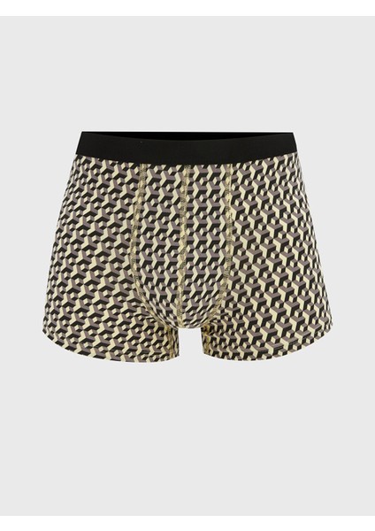 Yeni Sezon Standart Kalıp Pamuklu Esnek Erkek Boxer 3'lü modelleri