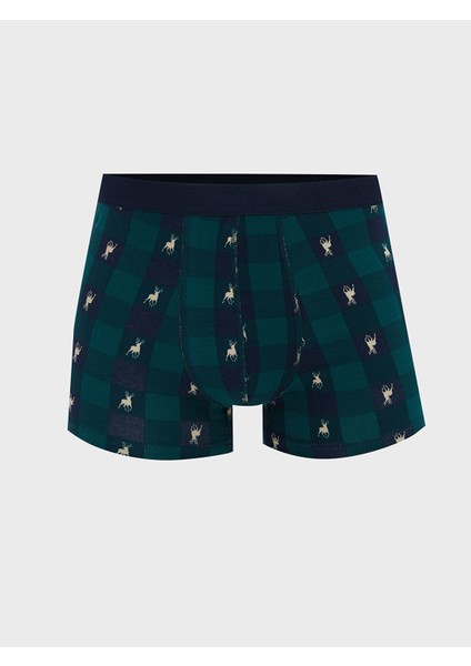 Yeni Sezon Standart Kalıp Pamuklu Esnek Erkek Boxer 3'lü modelleri