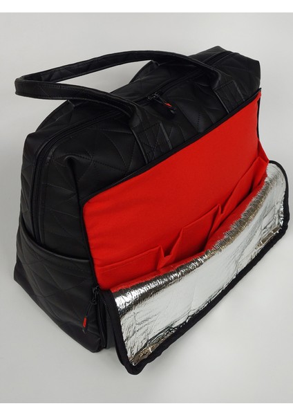 Dora Anne Bebek Seyahat Çantası - Termal Gözlü - Siyah