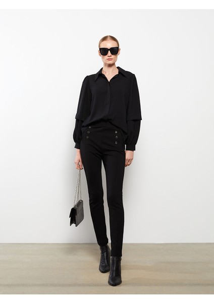 Yeni Sezon Kadın Dar Fit Düz Pantolon fiyatları