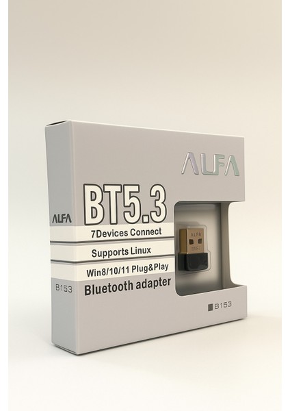 Bt5.3 Bluetooth Dongle – Tak & Çalıştır, Yüksek Hızlı Kablosuz Bağlantı