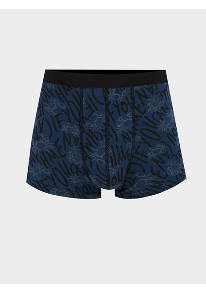 Yeni Sezon Standart Kalıp Baskılı Erkek Boxer 3'lü fiyatları