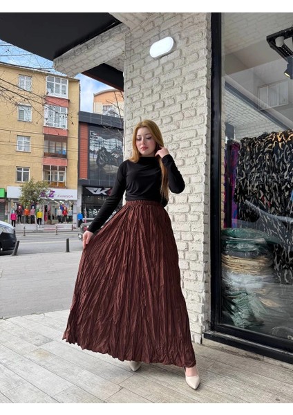 Yzlal Kraş Etek Kahve (Beden: Standart)