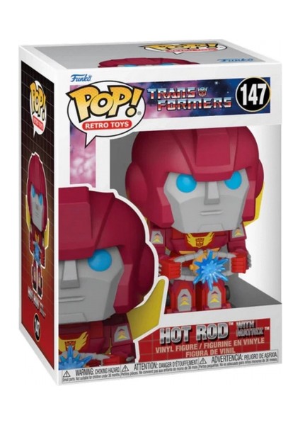 Funko Pop Transformers: Hot Rod W/matrix
