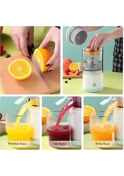 Şarjlı Elektrikli Mini Meyve Sıkacağı modelleri