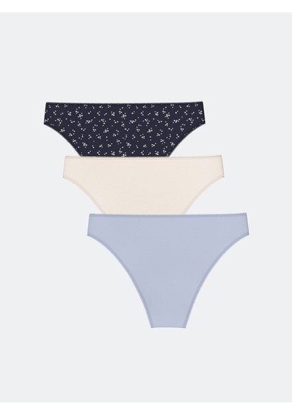 Yeni Sezon Desenli Brazilian Külot 3'lü fiyatları