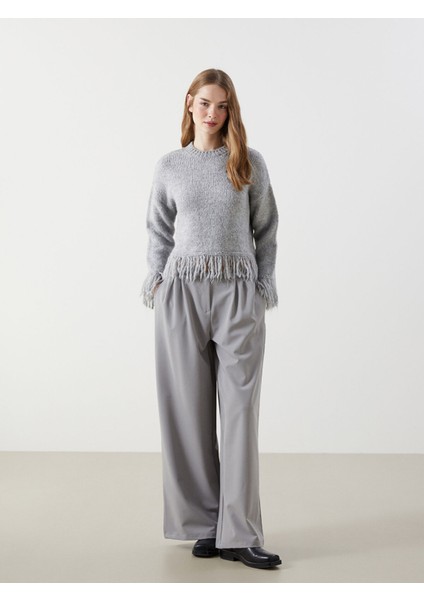 Yeni Sezon Bisiklet Yaka Oversize Kadın Triko Kazak fiyatları