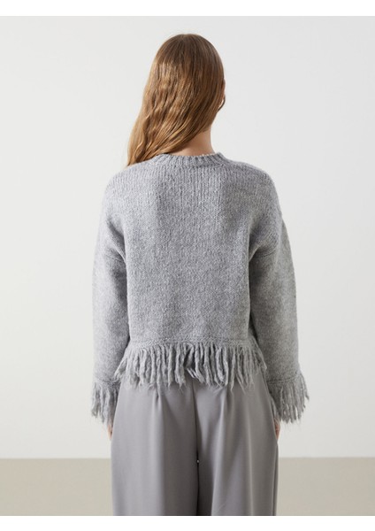 Yeni Sezon Bisiklet Yaka Oversize Kadın Triko Kazak fırsatları