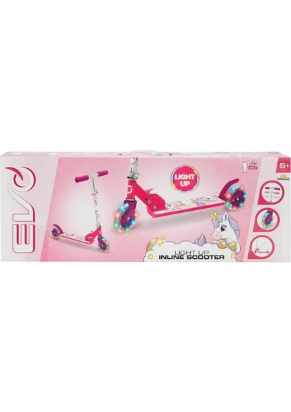 Evo 2 Tekerlekli Katlanabilir Unicorn Inline Işıklı Scooter fırsatları