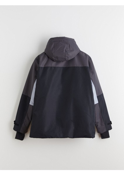 Yeni Sezon Standart Kalıp Kapüşonlu Erkek Kayak Montu modelleri