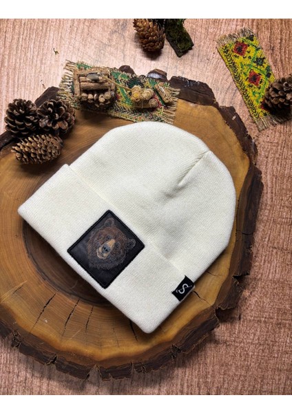 Erkek Kadın Unisex Bere Kışlık Şapka – Kışlık Kalın Triko Bozayı Hayvan Figürlü Şık Kış Bere fırsatları