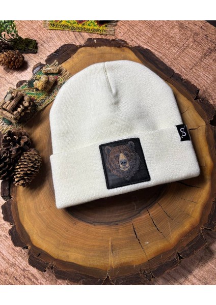 Erkek Kadın Unisex Bere Kışlık Şapka – Kışlık Kalın Triko Bozayı Hayvan Figürlü Şık Kış Bere indirimleri