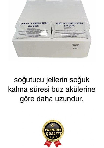 Premium Güvenli Dayanıklı Malzeme Seyahat Yolculuk Yiyecek Soğutucu Jel Poşet Buz Aküsü 480gr 10Adet indirimleri