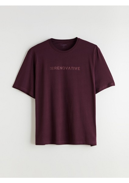 Yeni Sezon Büyük Beden Bisiklet Yaka Baskılı Penye Erkek Tişört indirimleri