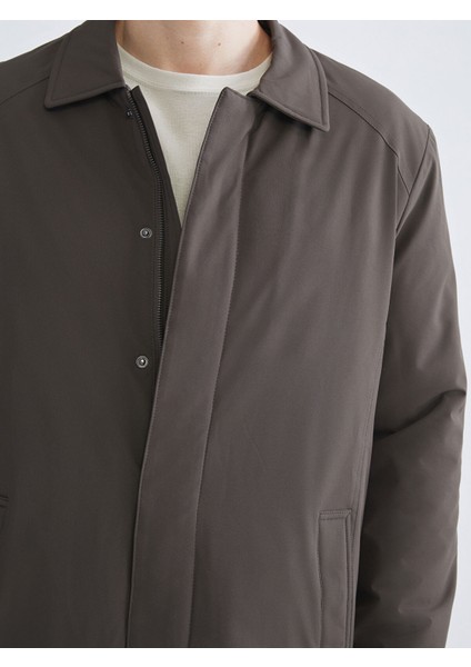 Yeni Sezon Standart Kalıp Gömlek Yaka Erkek Mont modelleri