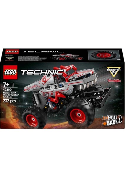 LEGO Technic Monster Jam Thunderroarus Çek-Bırak 42200 fırsatları