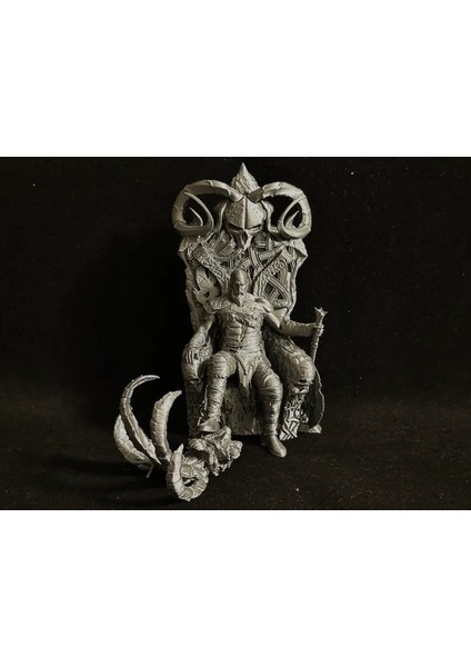 CRAFTSY3D Kratos Sparta Savaşçısı Figür – God Of War Temalı 3D Baskı Model - Boyasız/beyaz fiyatları