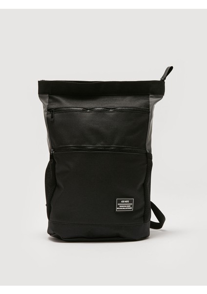Yeni Sezon Etiket Baskılı Erkek Sırt Çantası