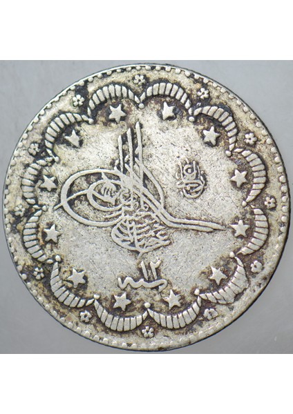 Iı. Abdülhamid Gümüş 5 Kuruş 1293/12 Istanbul Darbı. Osmanlı Imparatorluğu Orijinal. fiyatları